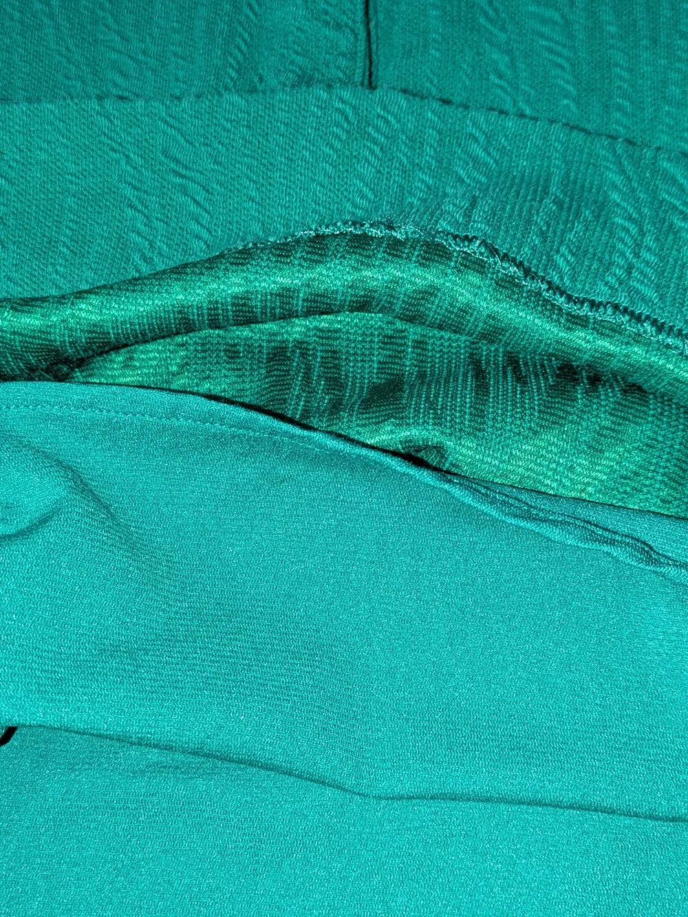 Lilly Pulitzer Elsey Emerald Green Ruffle Neck Puff-Sleeve Blouse